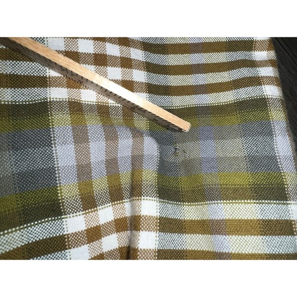 Nordstrom Mens 'Pure Stuff' Green Plaid Cotton Button-Up Shirt Size L - Picture 7 of 9